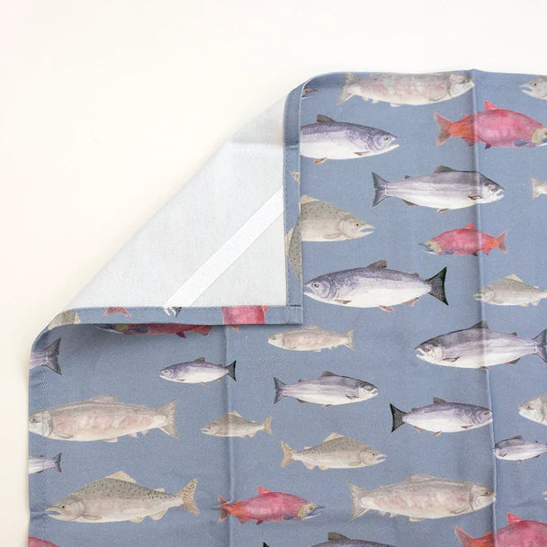 Salmon Organic Cotton Tea Towel