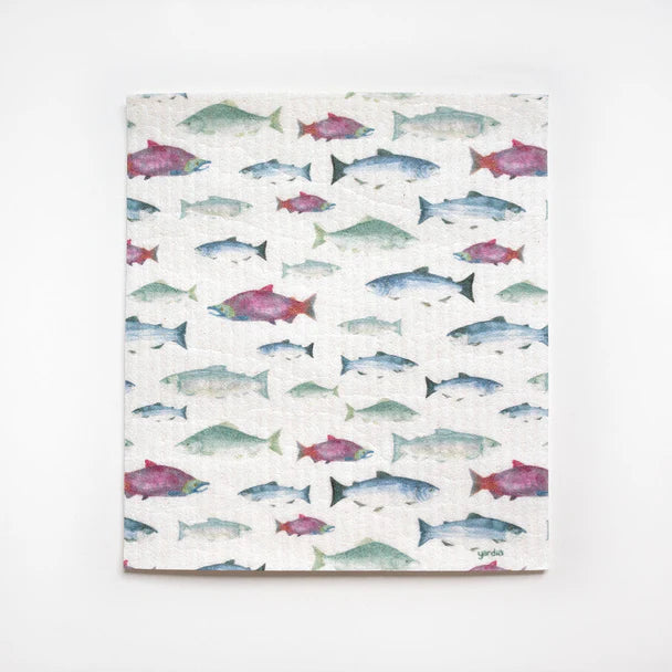 Salmon Sponge Cloth - Cellulose Sponge Dish Cloth