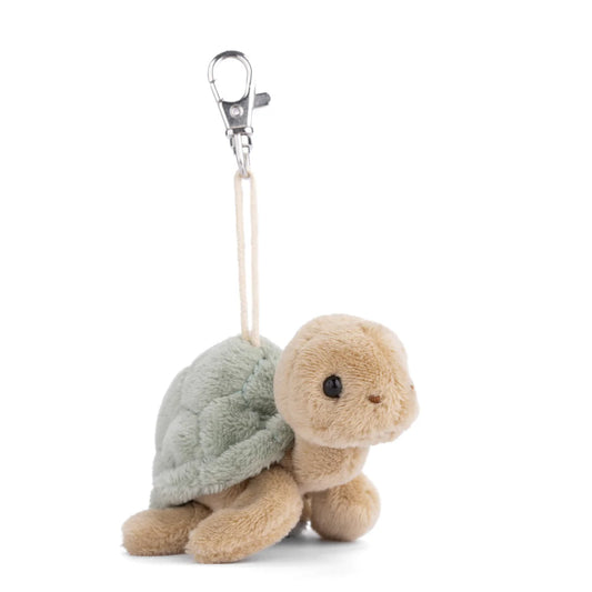 Sandy Bag Charm - Baby Turtle Bag Charm with Green Shell