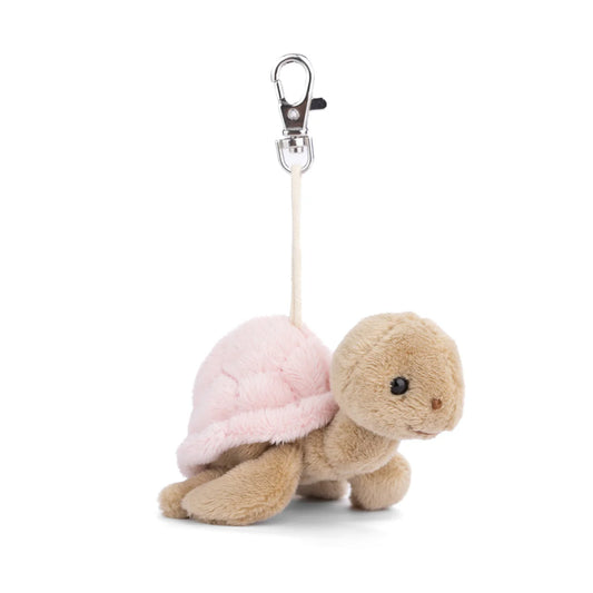 Sandy Bag Charm Baby Turtle with Pink Shell