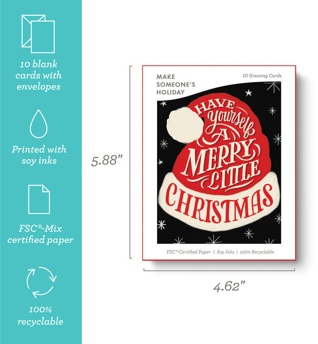 Santa’s Magic: Have Yourself a Merry Little Christmas Note Cards