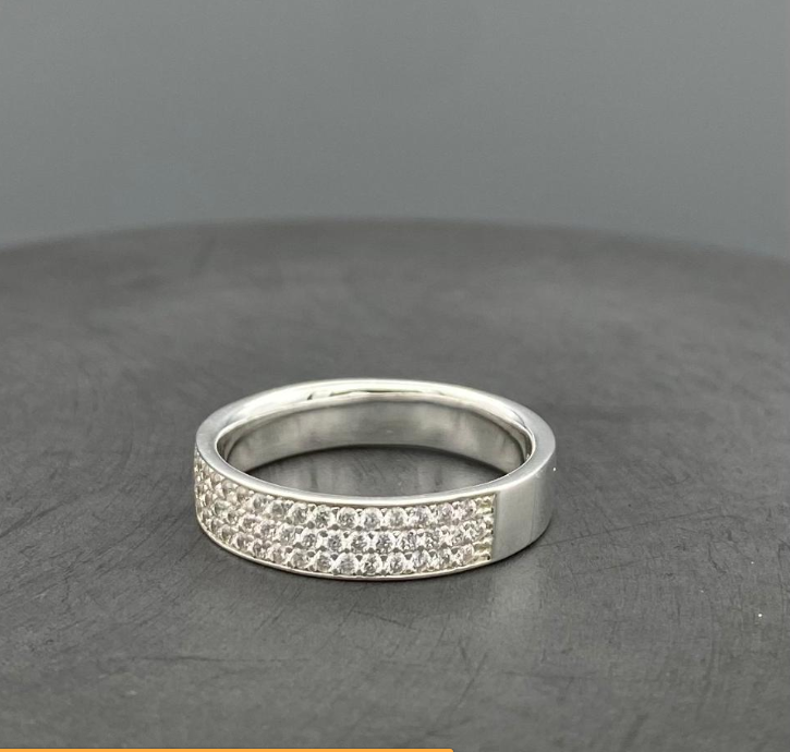 SS Wide CZ Ring