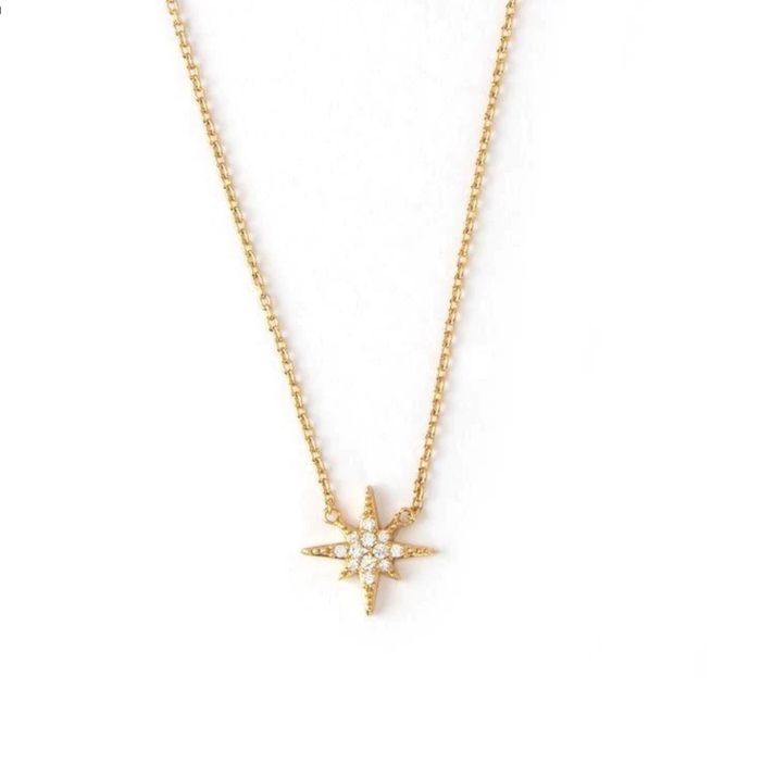 GF Pave Starburst Necklace