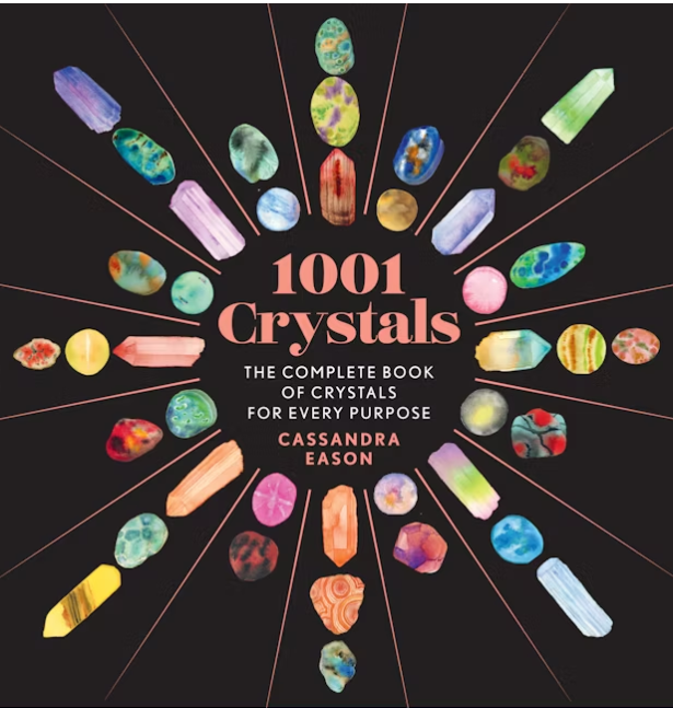 Book cover featuring crystals of varying colors radiating out from central title.