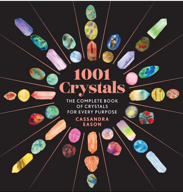 Book cover featuring crystals of varying colors radiating out from central title.