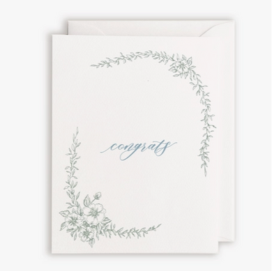 White card and envelope with 