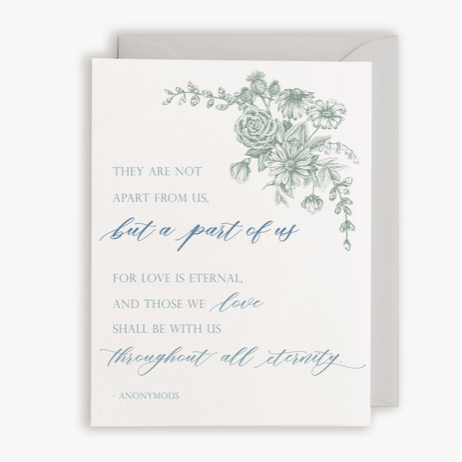 "Not Apart From Us" Sympathy Card