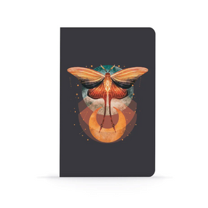 Classic Layflat Notebook - Cosmic Moth