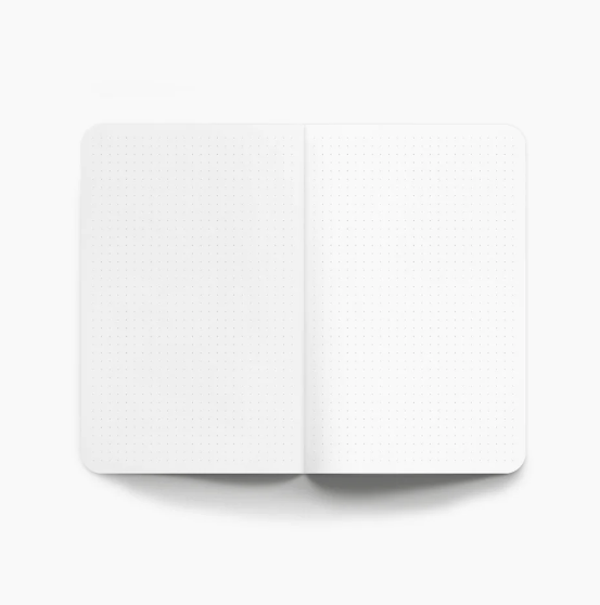 Medium Layflat Notebook - Wobbly Ovals