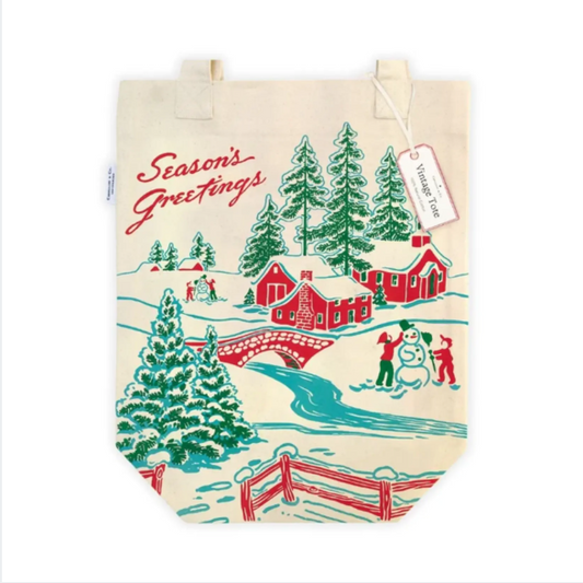 Cavallini & Co. Tote Bag - Winter Wonderland