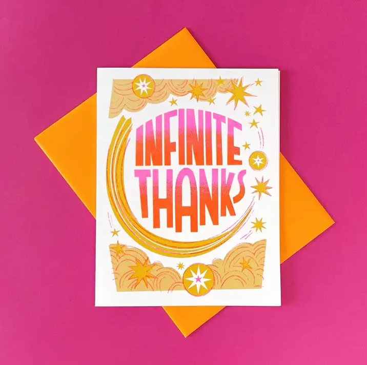 Infinite Thanks Card