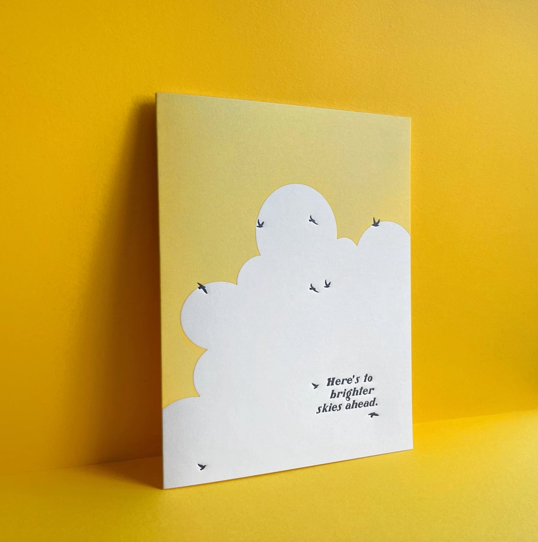 Brighter Skies Ahead Sympathy Card