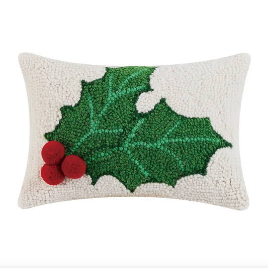 Holly w/ Pompom Hook Pillow