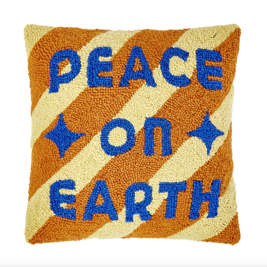 Peace Stripe Hook Pillow
