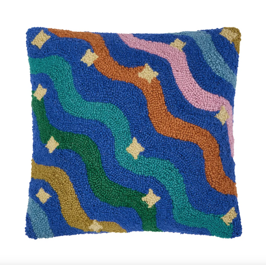 Sparkle Wave Hook Pillow