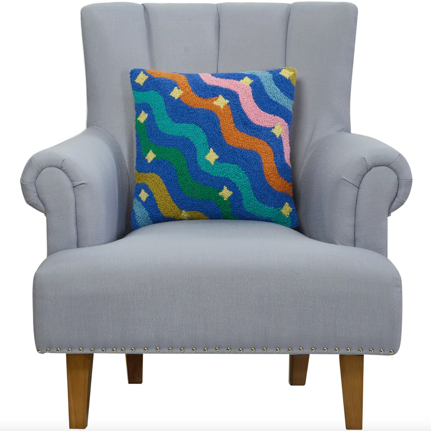 Sparkle Wave Hook Pillow