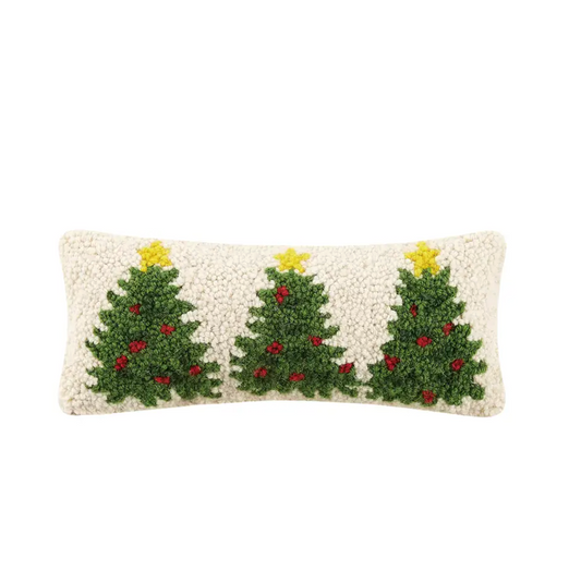 Christmas Trees Hook Pillow