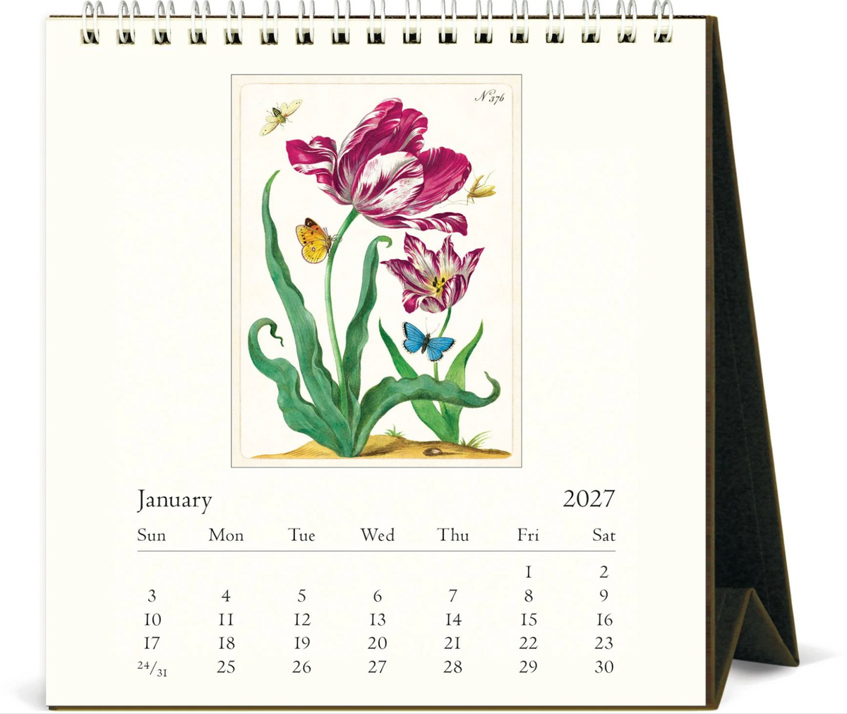 Cavallini & Co. 2027 Desk Calendar - Flora & Fauna