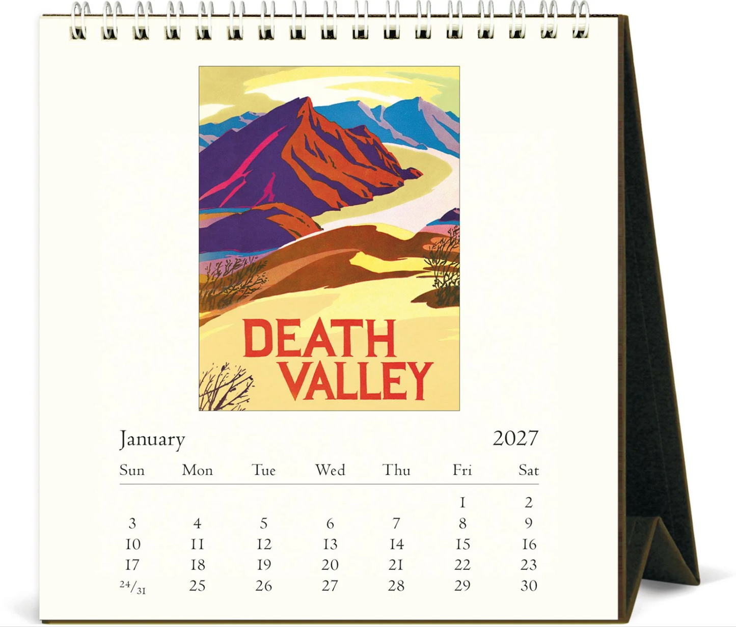 Cavallini & Co. 2027 Desk Calendar - National Parks