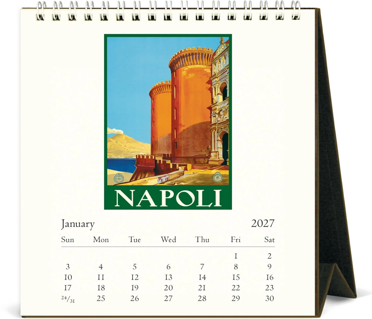Cavallini & Co. 2027 Desk Calendar - Italia