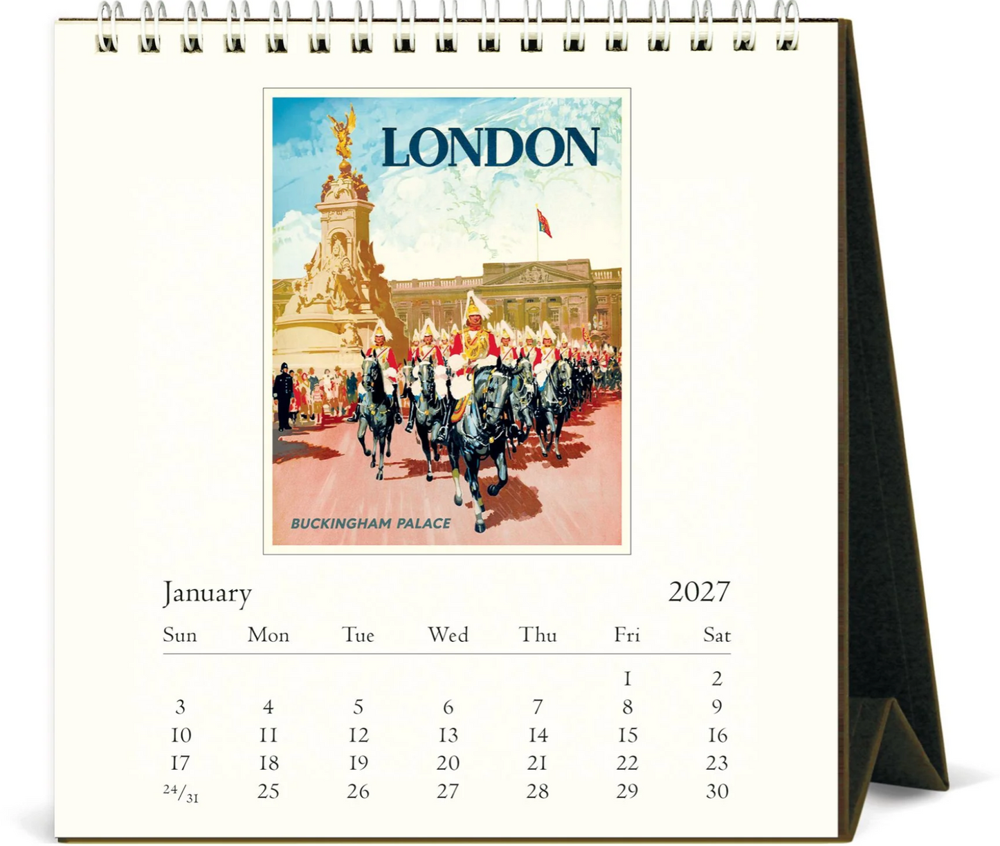 Cavallini & Co. 2027 Desk Calendar - London