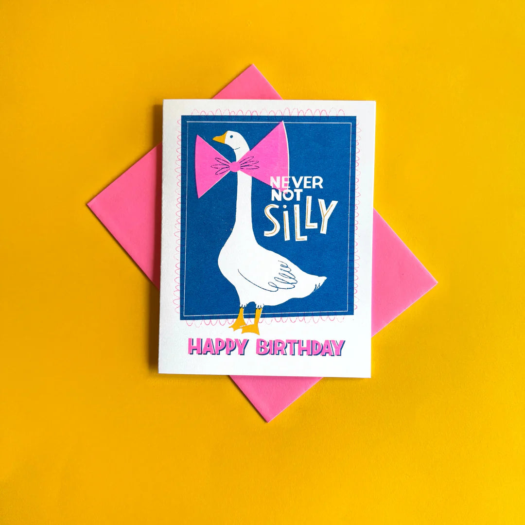 Silly Goose Birthday Card