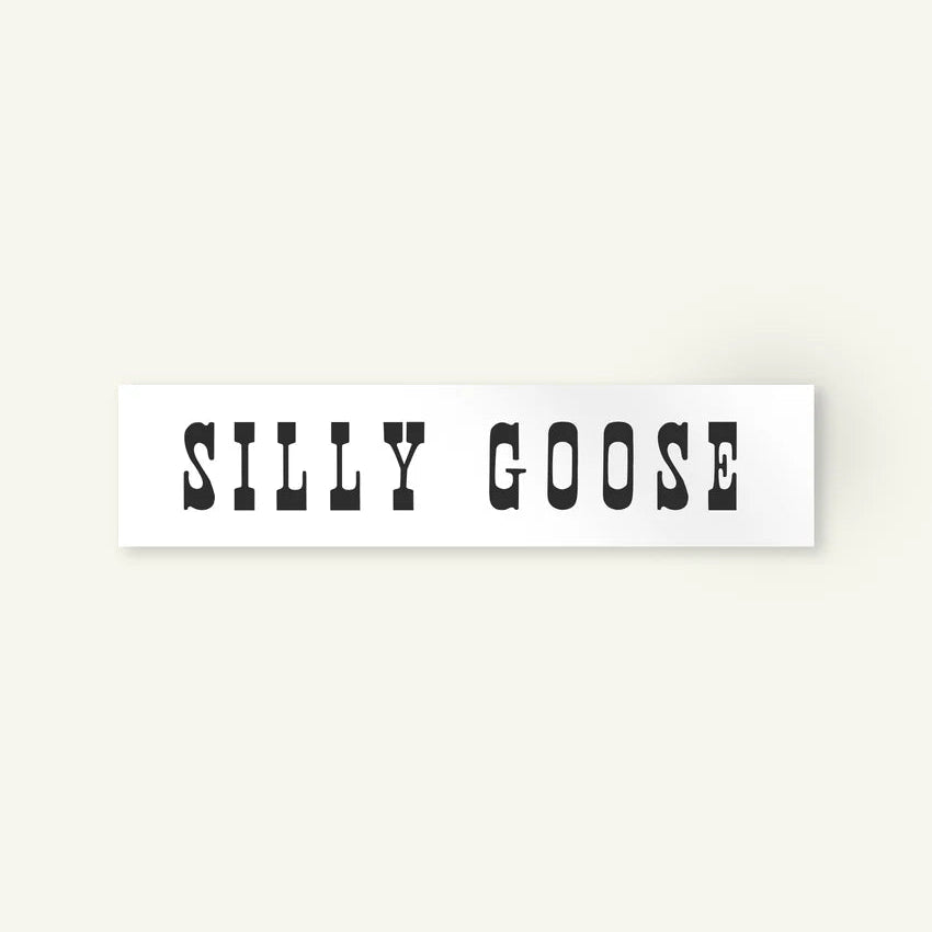 Silly Goose Sticker by Fireweed Press