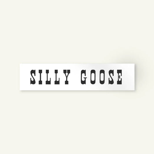 Silly Goose Sticker by Fireweed Press
