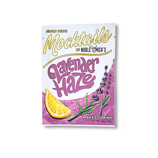 Single serve mocktail package for Lavender Haze