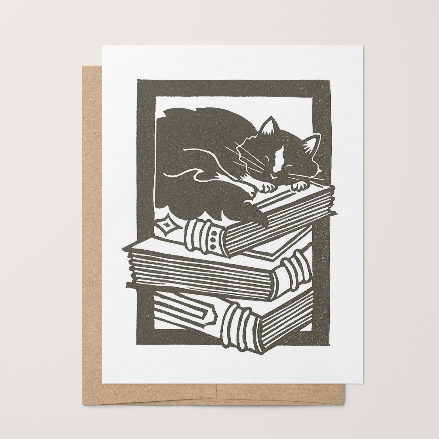 Sleepy Kitty Card