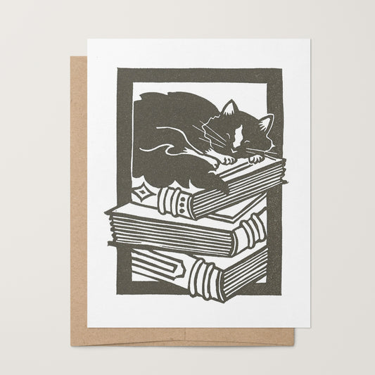 Sleepy Kitty Card