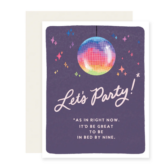 Bed By 9 Disco Ball Card