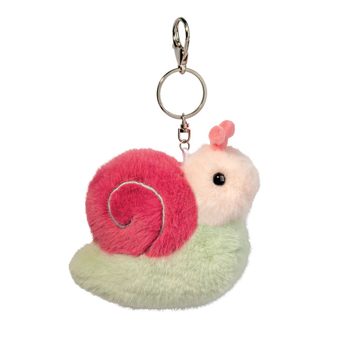 Plush snail bag charm