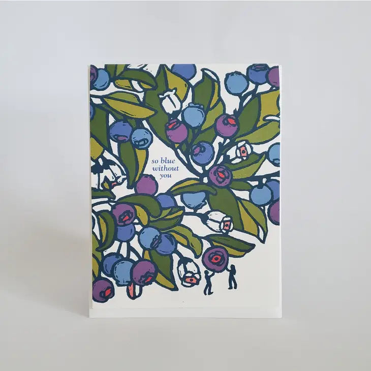 So Blue Without You Friendship Card 