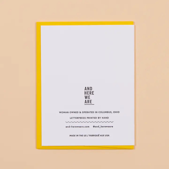 So Dope 420 Cannabis Letterpress Greeting Card
