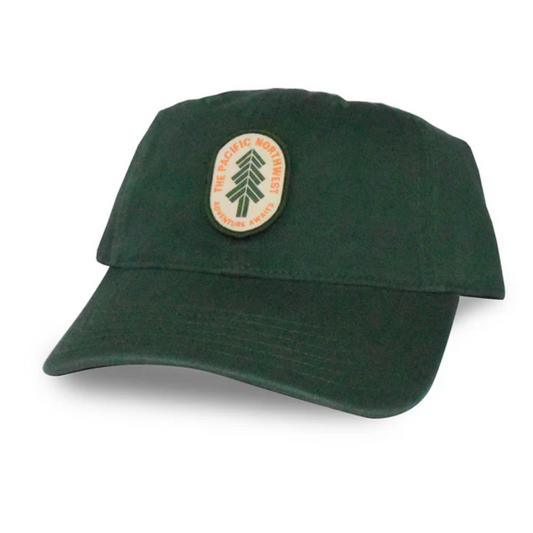 Forest green dad hat