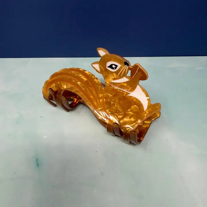 Squirrel Hair Claw Clip