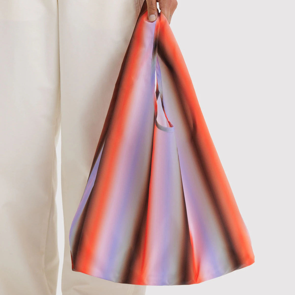 Standard Baggu - Gradient Stripe Poppy & Lilac