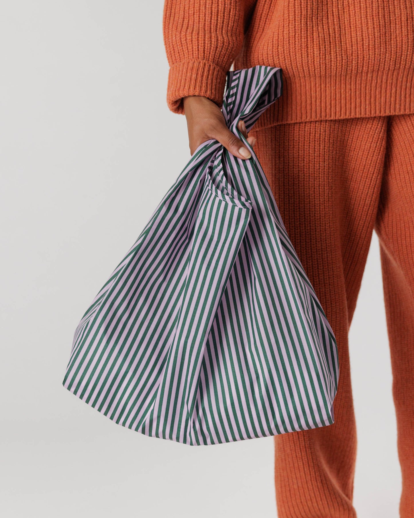 Baggu Standard Bag - Lilac Candy Stripe