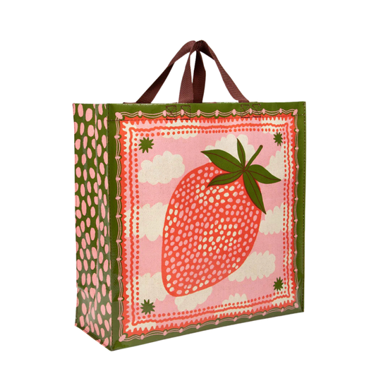 Shopping bag with Strawberry artwork