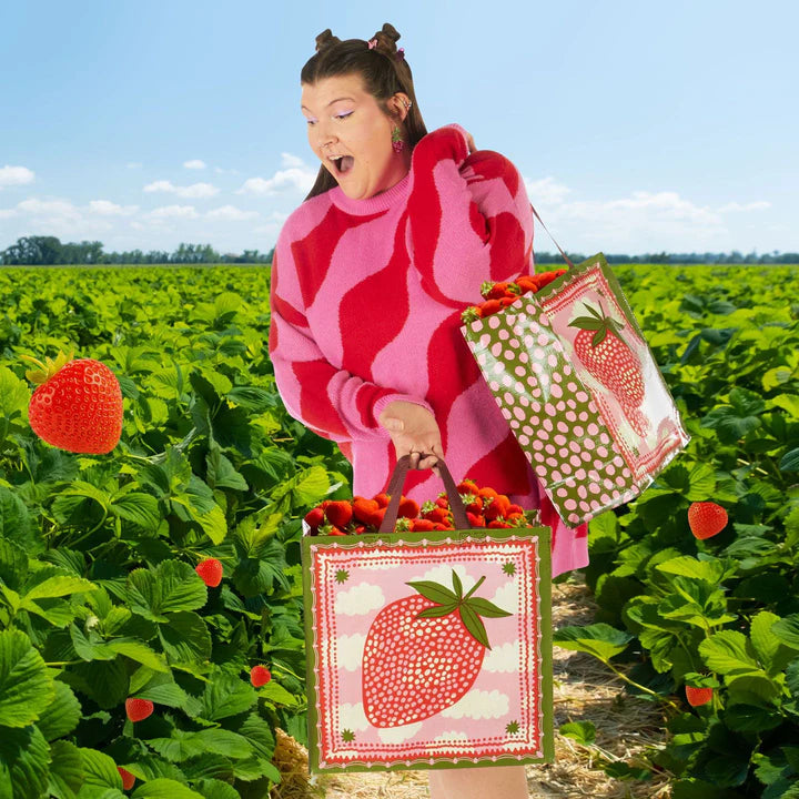 Strawberry Clouds Shopper