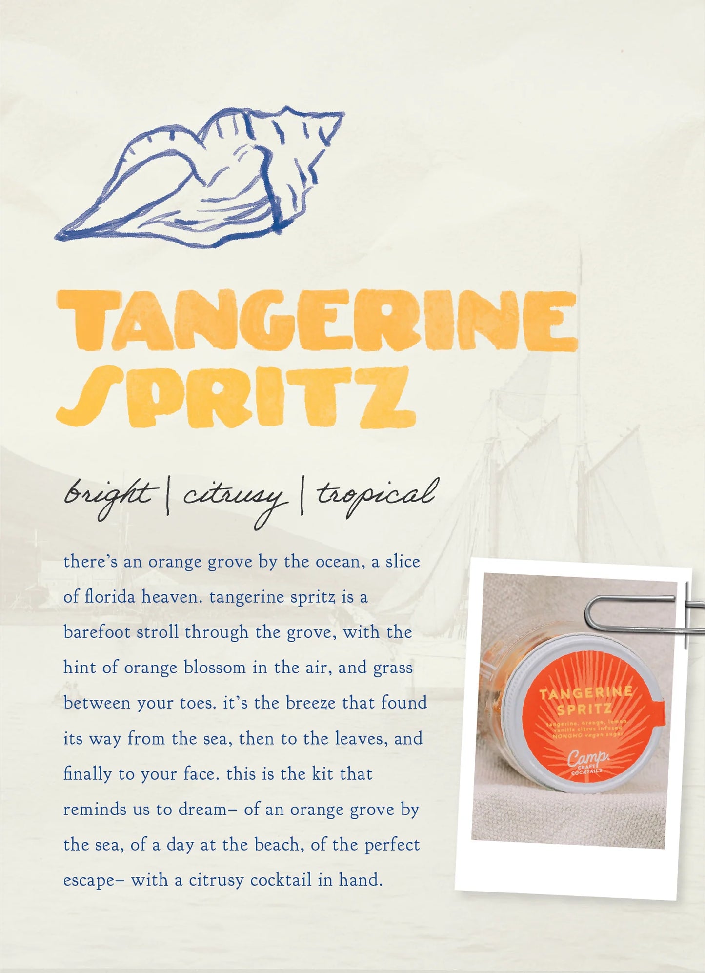 16oz Tangerine Spritz Cocktail Kit