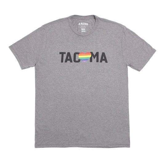 Tacoma Heart Pride T-shirt - Grey