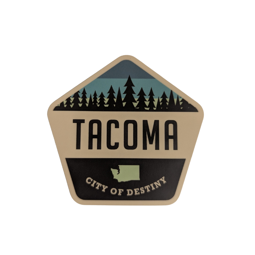 Tacoma/City of Destiny ND Trees Sticker