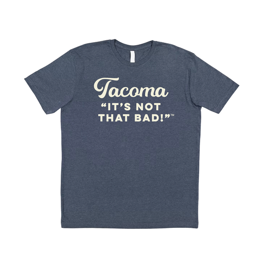 Tacoma, It's Not That Bad Tee Shirt Heather Navy/Cream