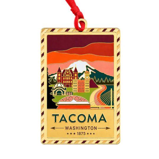 Tacoma, Washington Postcard Ornament
