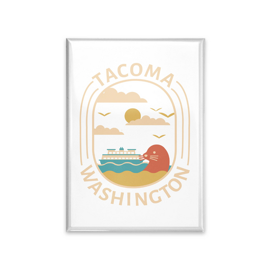 Tacoma, Washington Seal & Ferry Magnet