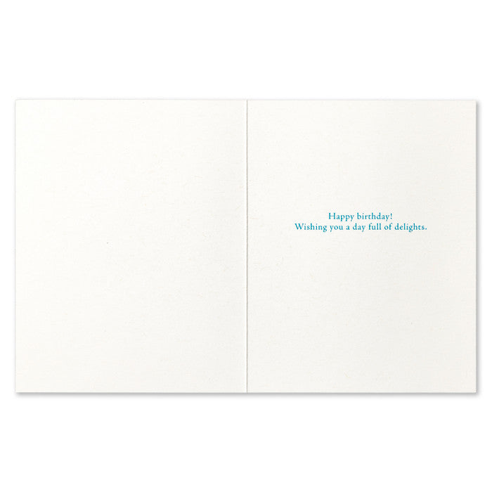 Taste the joys of life in abundance - Birthday Card