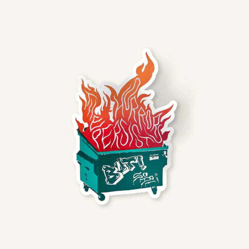 The Horrors Sticker by Fireweed Press