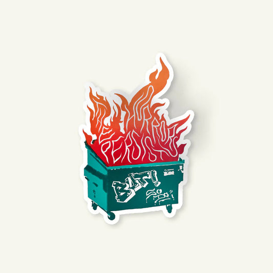 The Horrors Sticker by Fireweed Press